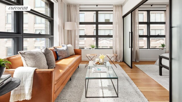 sunroom / solarium featuring a wealth of natural light