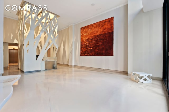 60 W 20th St Unit 2F, New York City, NY 10011 - community lobby featuring ornamental molding