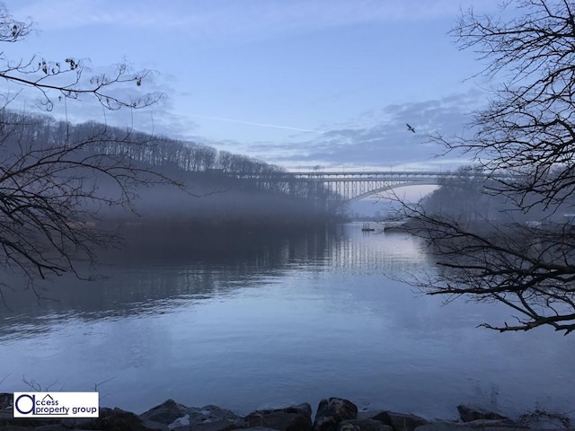 45 Park Ter W Unit 6E, New York City, NY 10034 - water view with a notable bridge