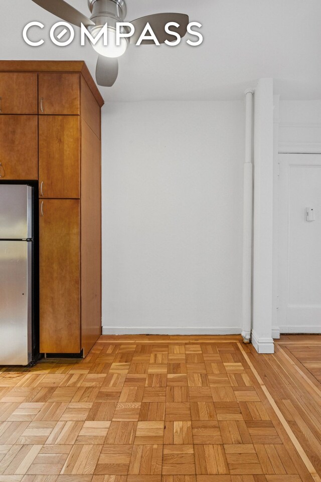 115 Cabrini Blvd Unit B51, New York City, NY 10033 - unfurnished dining area featuring baseboards