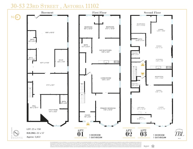 30-53 23rd St, New York City, NY 11102 - view of property floor plan