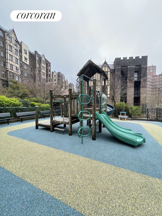 view of communal playground