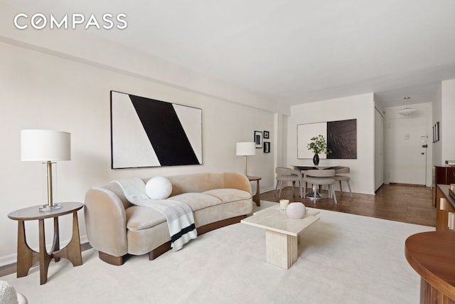 13 W 13th St Unit 6Js, New York City, NY 10011 - living room with wood finished floors