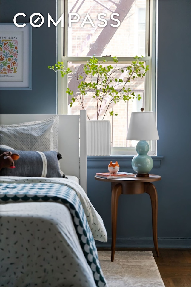 13 W 13th St Unit 6Js, New York City, NY 10011 - bedroom with wood finished floors and baseboards