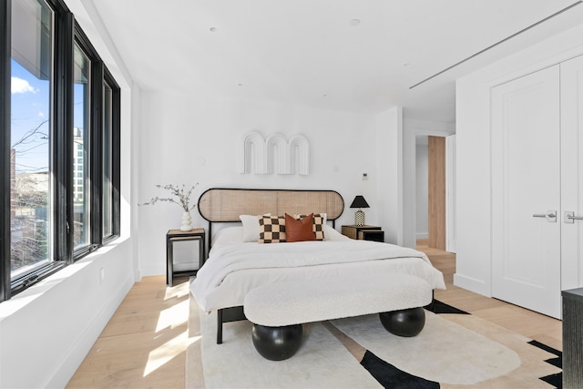 1025 Pacific St Unit 2A, New York City, NY 11238 - bedroom with light wood finished floors and baseboards