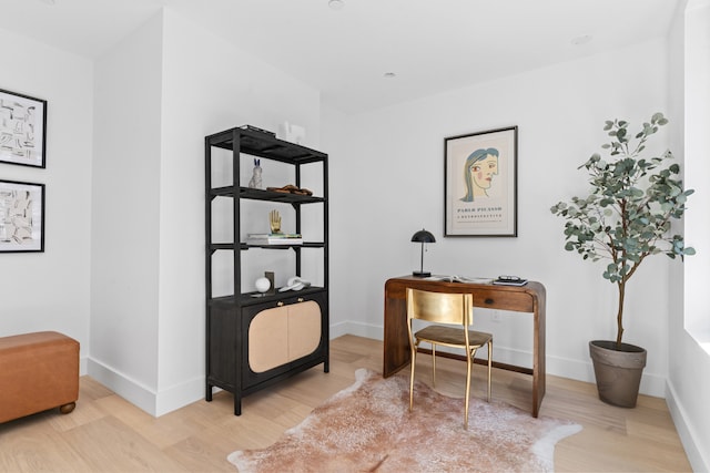 1025 Pacific St Unit 2A, New York City, NY 11238 - home office featuring wood finished floors and baseboards
