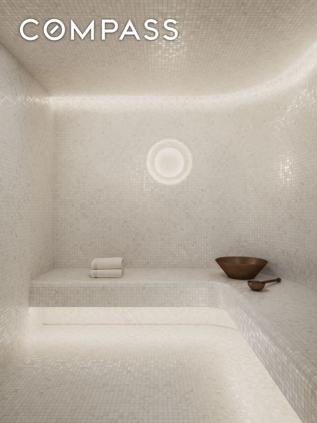 room details with a sauna