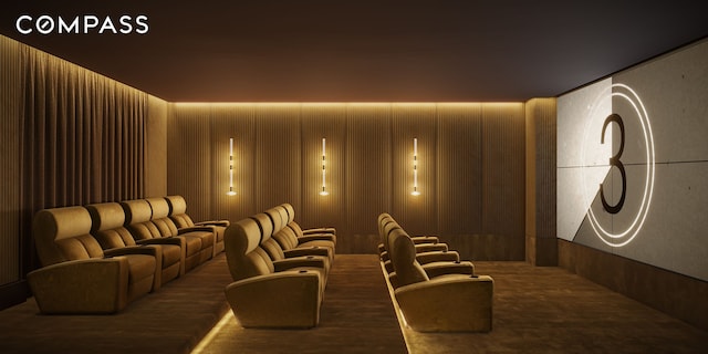 view of home theater room
