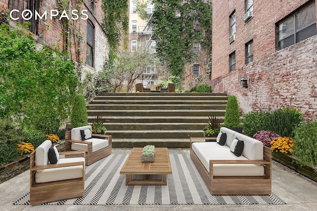 217 W 15th St, New York City, NY 10011 - view of patio featuring outdoor lounge area