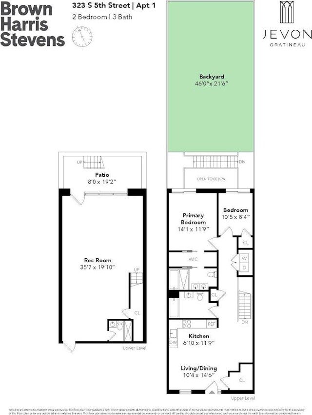 323 S 5th St Unit 1, New York City, NY 11211 - property floor plan