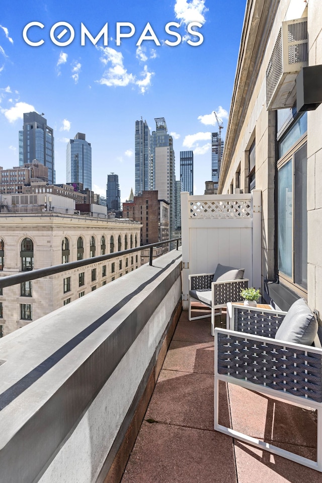 372 5th Ave Unit 9J, New York City, NY 10018 - balcony with a skyline view