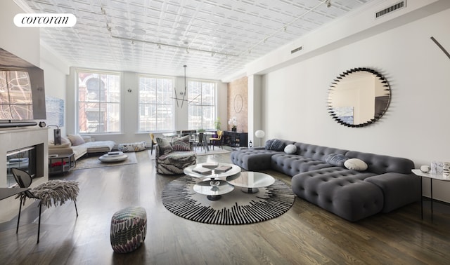 46 Lispenard St Unit 4E, New York City, NY 10013 - living area with wood finished floors