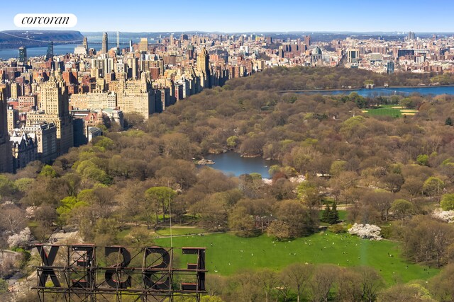 157 W 57th St Unit 56C, New York City, NY 10019 - aerial view with a city view and a water view