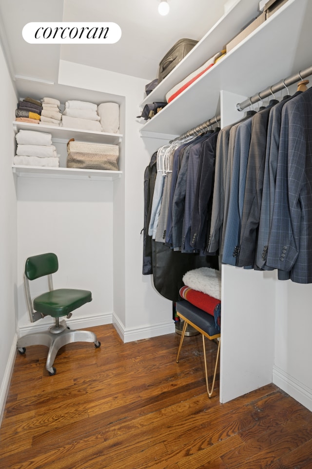 443 W 24th St Unit G, New York City, NY 10011 - spacious closet featuring wood finished floors