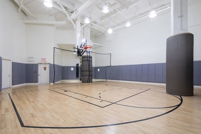 view of sport court with community basketball court