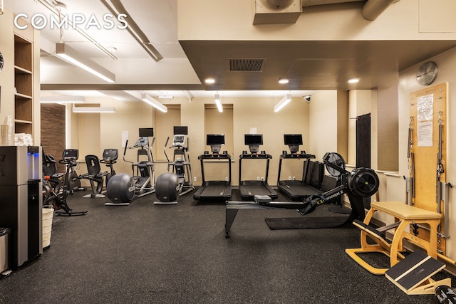 875 Park Ave Unit 9C, New York City, NY 10075 - view of exercise room