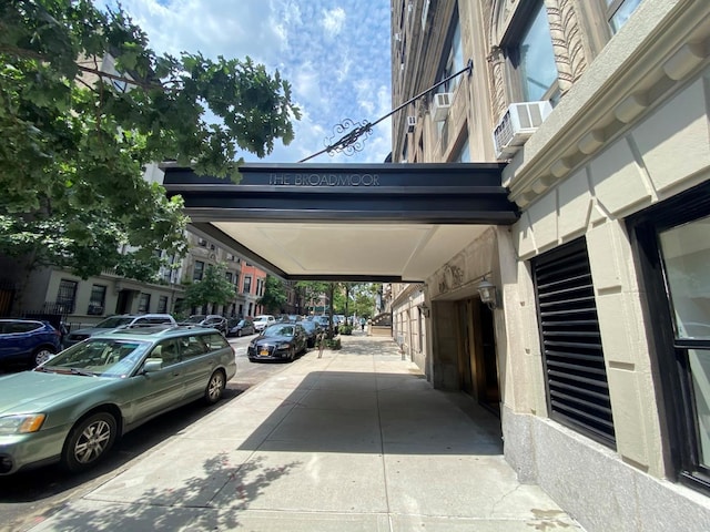 view of car parking