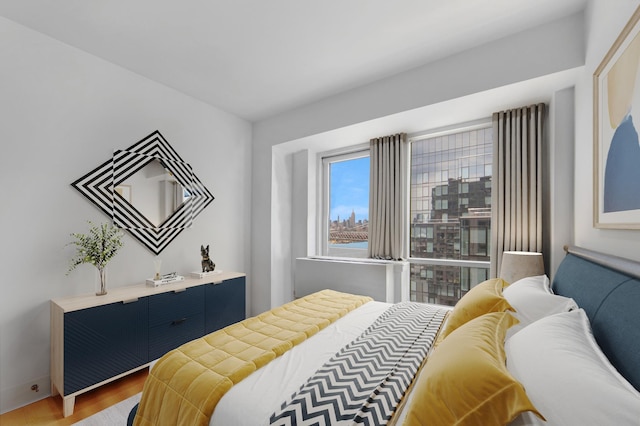 440 Kent Ave Unit 20-C, New York City, NY 11249 - bedroom with wood finished floors