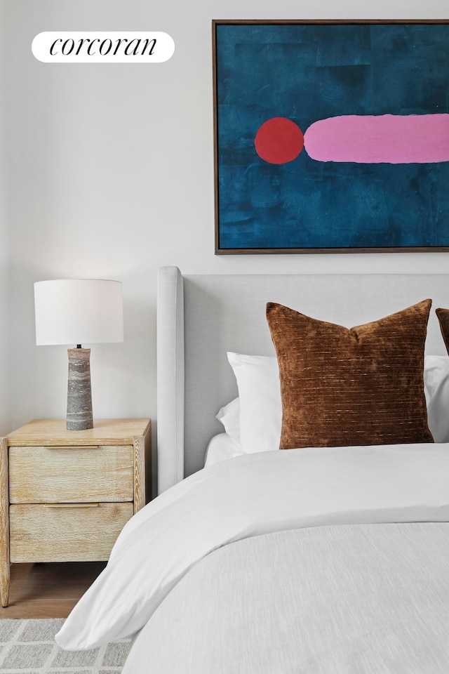 45 Lispenard St Unit 8E, New York City, NY 10013 - bedroom featuring wood finished floors
