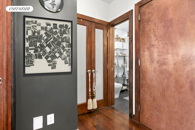 607 Manhattan Ave Unit 1, New York City, NY 11222 - corridor with wood finished floors