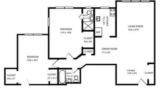3750 Hudson Manor Ter Unit 6De, New York City, NY 10463 - home floor plan