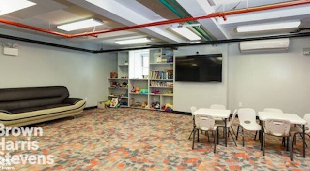 3750 Hudson Manor Ter Unit 6De, New York City, NY 10463 - below grade area with a wall mounted AC