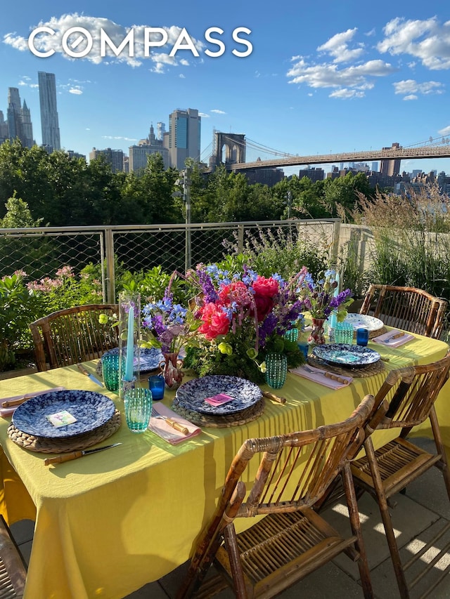 90 Furman St Unit N510, New York City, NY 11201 - balcony featuring a view of skyline