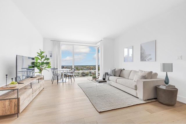 133 Bch 116th St Unit 3M, New York City, NY 11694 - living room with wood finished floors