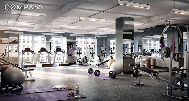 360 E 89th St Unit 29B, New York City, NY 10128 - view of gym