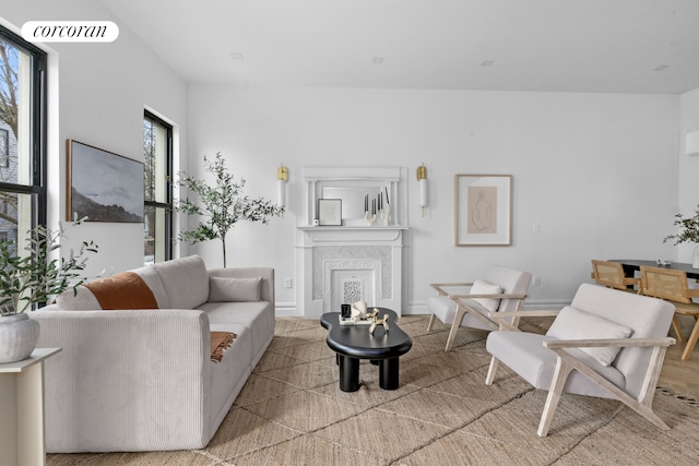 16 Goodwin Place, New York City, NY 11221 - living area with baseboards