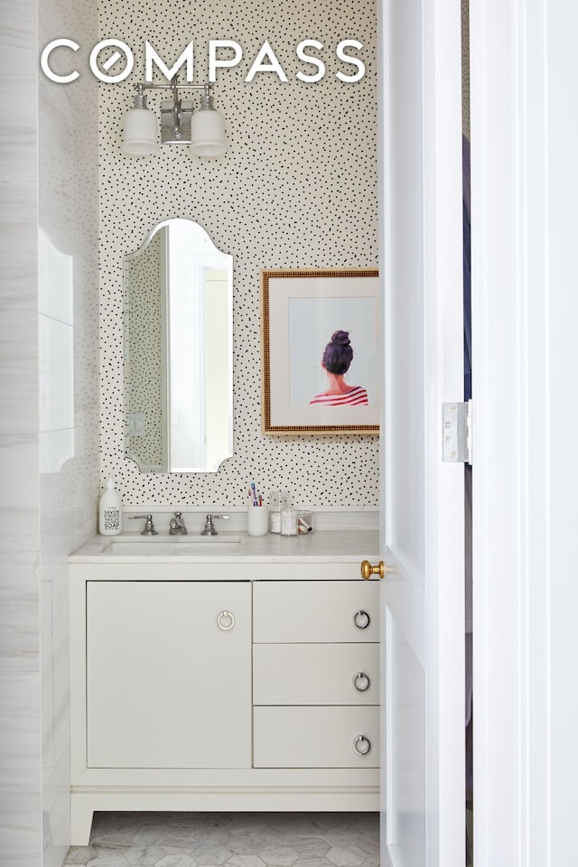 100 W 80th St Unit 5B, New York City, NY 10024 - bathroom with vanity
