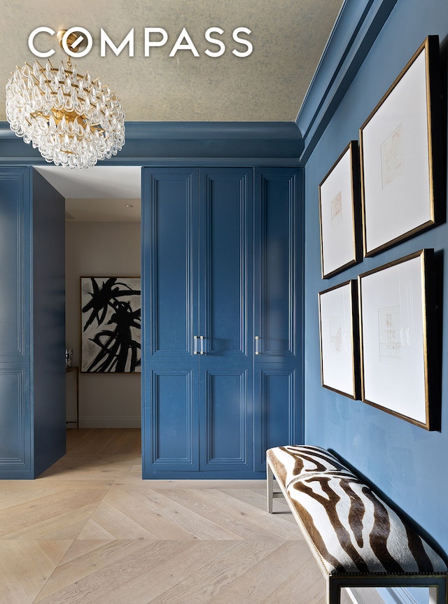 100 W 80th St Unit 5B, New York City, NY 10024 - entrance foyer featuring a chandelier