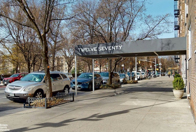 view of uncovered parking lot