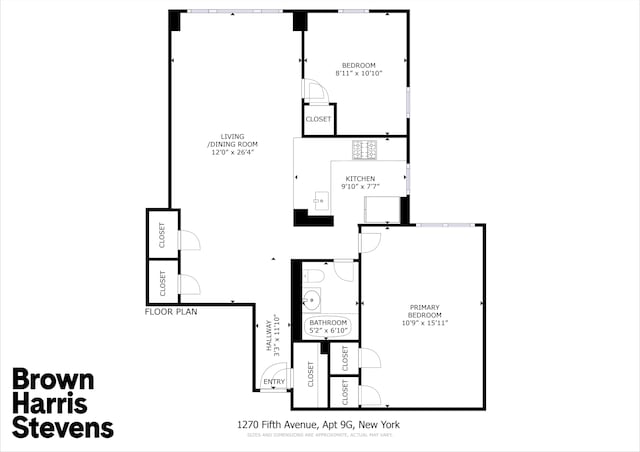 1270 5th Ave Unit 9G, New York City, NY 10029 - property floor plan