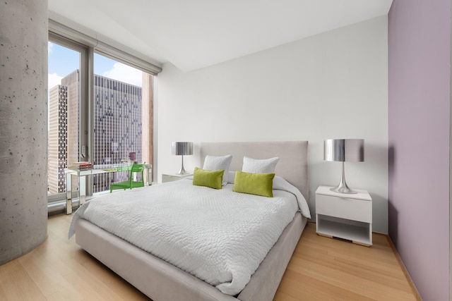 56 Leonard St Unit 29Ae, New York City, NY 10013 - bedroom with wood finished floors