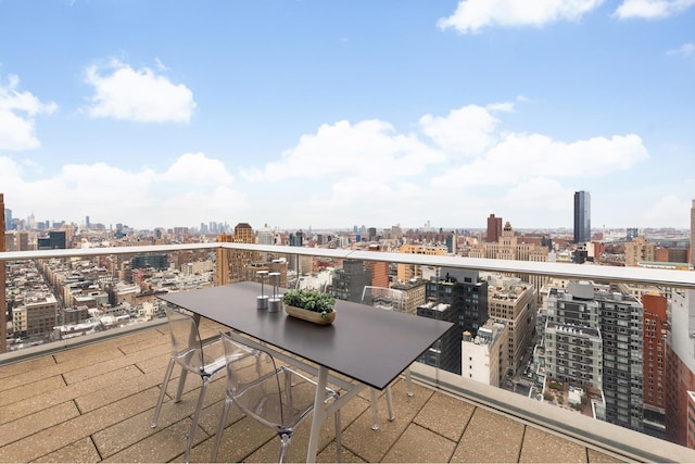 56 Leonard St Unit 29Ae, New York City, NY 10013 - balcony with a city view