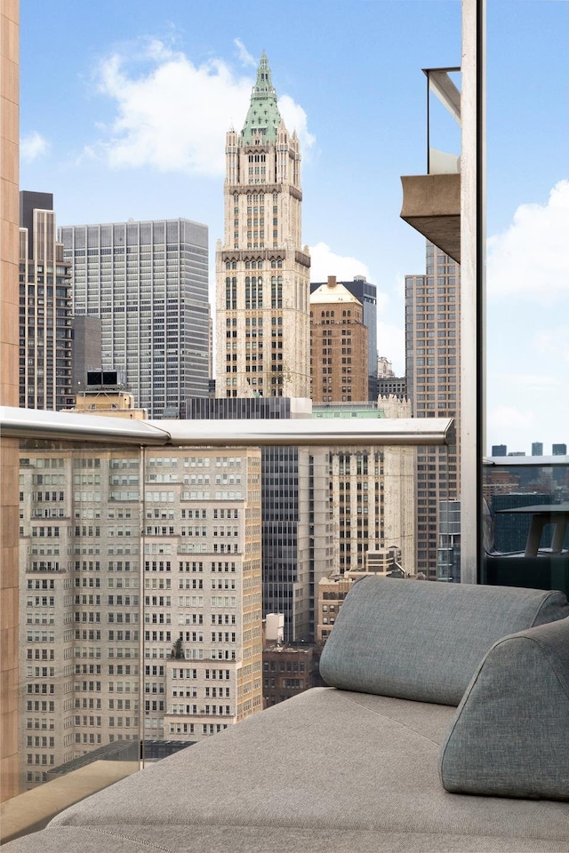 56 Leonard St Unit 29Ae, New York City, NY 10013 - balcony with a city view