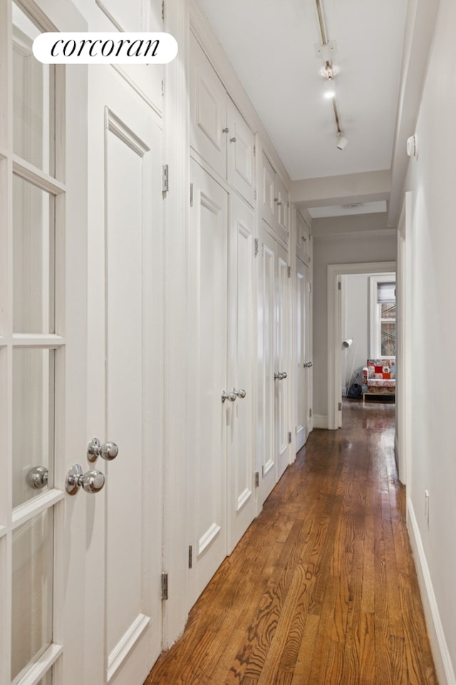 240 W 98th St Unit 3D, New York City, NY 10025 - corridor with wood finished floors and baseboards