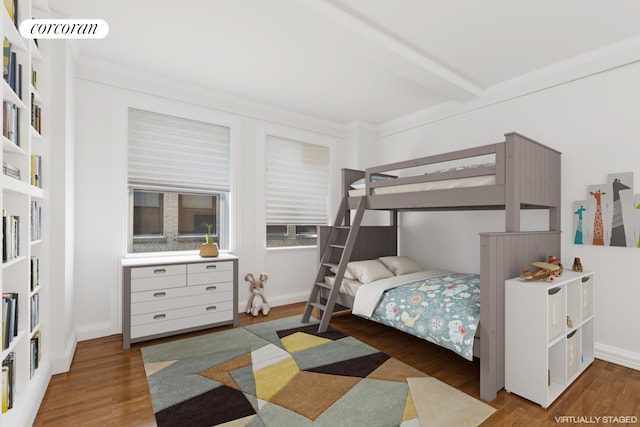 240 W 98th St Unit 3D, New York City, NY 10025 - bedroom with wood finished floors and crown molding