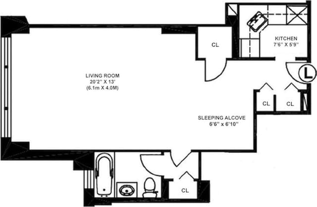 330 E 49th St Unit 3L, New York City, NY 10017 - property floor plan