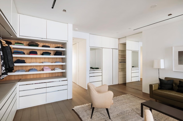 38-40 E 76th St, New York City, NY 10021 - spacious closet with dark wood finished floors