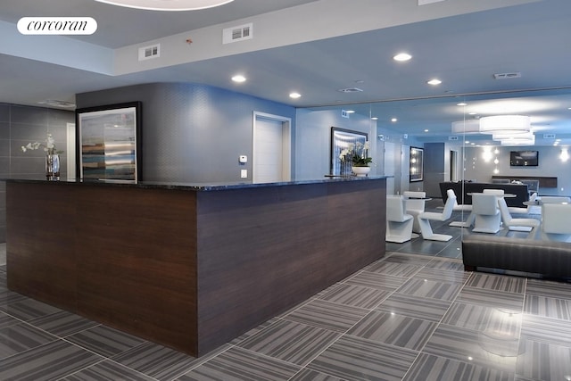 welcome area with visible vents
