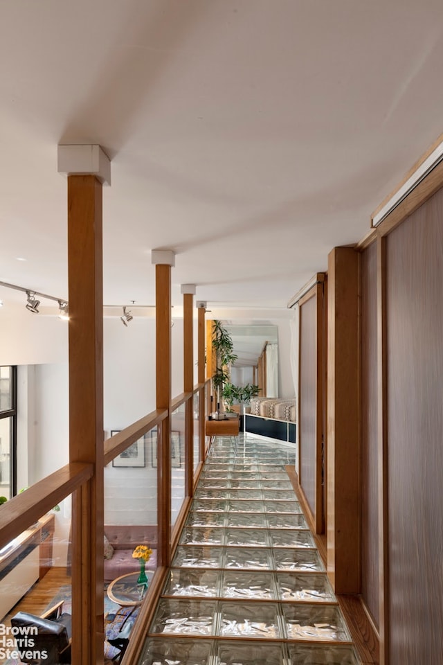 77 Bleecker St Unit 520, New York City, NY 10012 - corridor with decorative columns