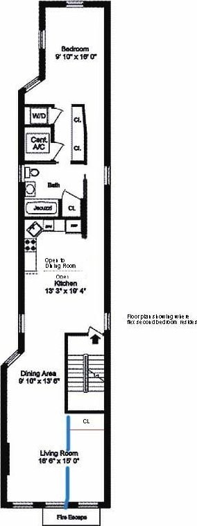 555 W 149th St Unit 3, New York City, NY 10031 - room layout