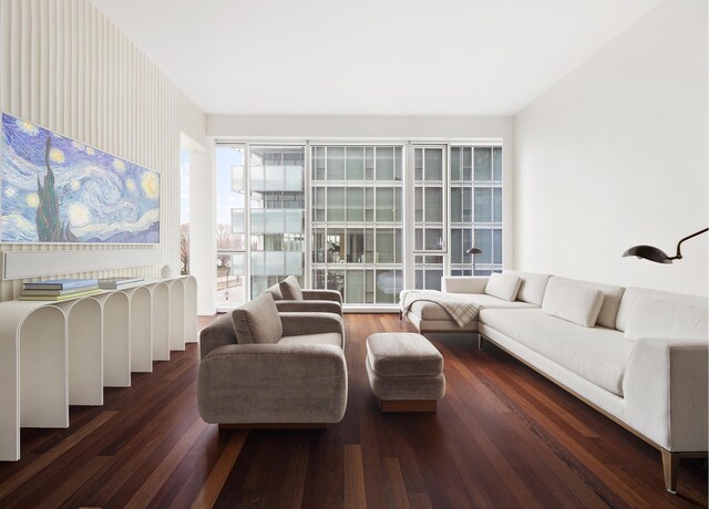 165 Charles St Unit 6, New York City, NY 10014 - living room featuring wood finished floors