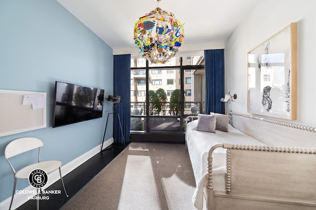 170 E End Ave Unit 8/9E, New York City, NY 10128 - bedroom featuring baseboards