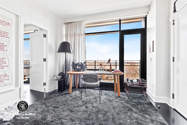 170 E End Ave Unit 8/9E, New York City, NY 10128 - home office with wood finished floors and baseboards