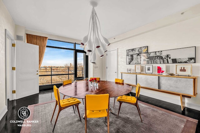 170 E End Ave Unit 8/9E, New York City, NY 10128 - dining room with floor to ceiling windows