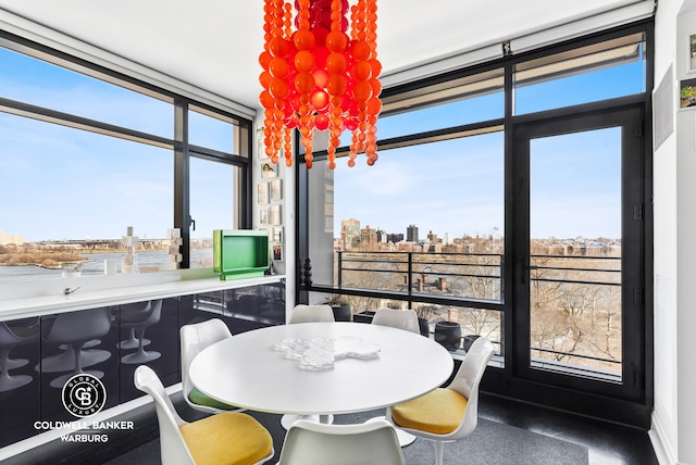 170 E End Ave Unit 8/9E, New York City, NY 10128 - dining space with healthy amount of natural light