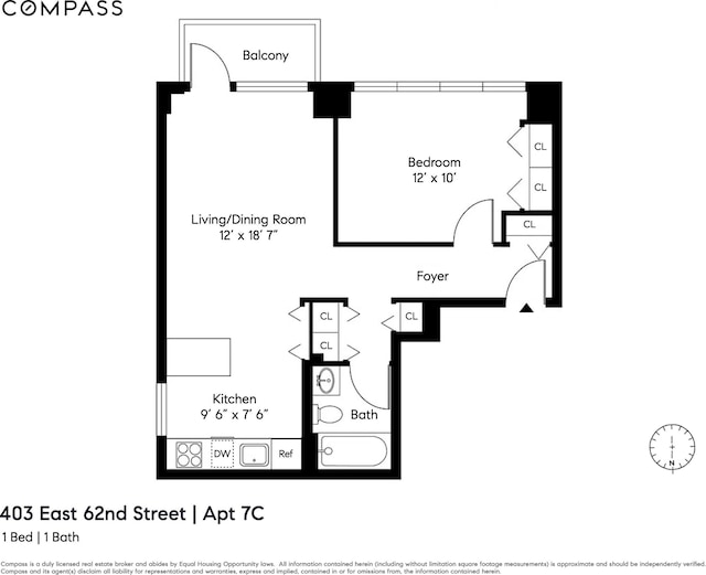 403 E 62nd St Unit 7C, New York City, NY 10065 - room layout
